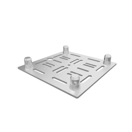Global Truss 12x12" Multi-Function Al Base Plate for F34 Square Truss, Silver