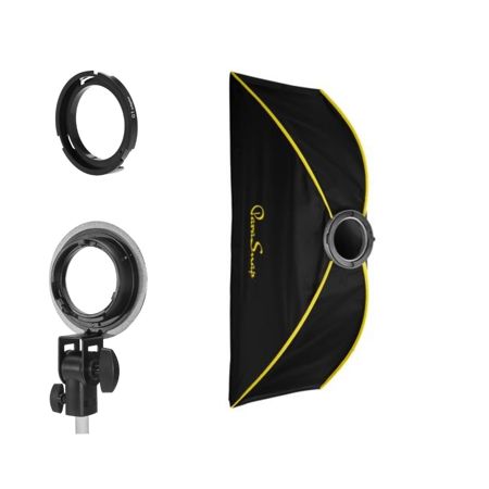 Glow ParaSnap 16x48" Strip New Generation SterlingFibre Softbox with OTA-G1 Flashpoint XPLOR 300 Pro, Godox ML60 Adapter