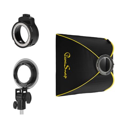 Glow ParaSnap 24x24" Square Softbox with Adapter for Roundhead Speedlights