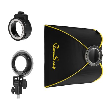 Glow ParaSnap 32x32" Square Softbox with Adapter for Roundhead Speedlights