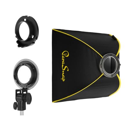 Glow ParaSnap 32x32" Square New Generation SterlingFibre Softbox with OTA-F1 Nanlite Forza 60W Adapter