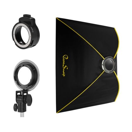 Glow ParaSnap 36x44" Rectangle Softbox With Adapter for Roundhead Speedlights