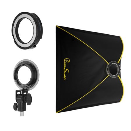 Glow ParaSnap 40x40" Square Softbox with Adapter for Profoto A2 Monolight