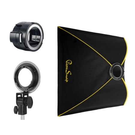 Glow ParaSnap 40x40" Square New Generation SterlingFibre Softbox with OTA-EV Adapter for eVOLV 200 and eVOLV 200 Pro Flash