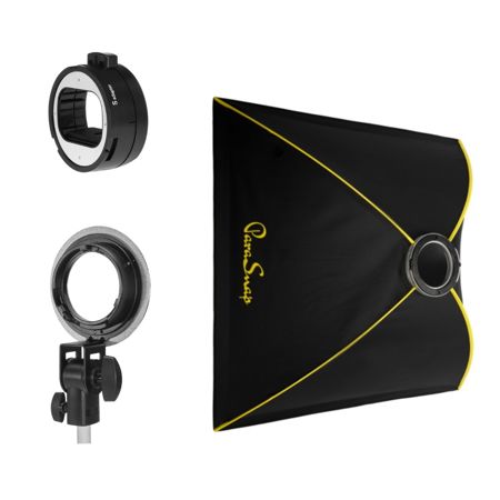 Glow ParaSnap 40x40" Square Softbox with Adapter for Speedlight