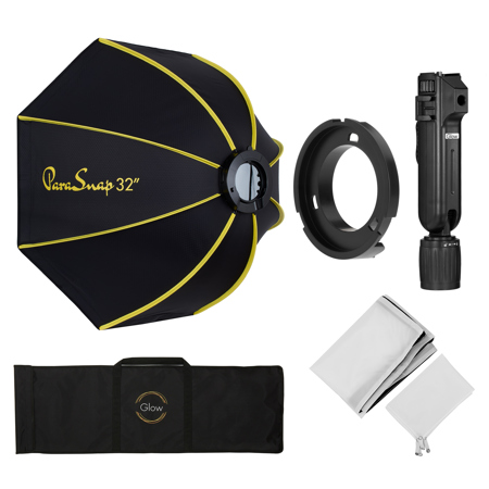 Glow ParaSnap PS-B32K 32" Octagonal Softbox for Nanlite Forza Light