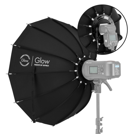 Glow ParaPop 28" Portable Softbox With Bowens Mount Adapter