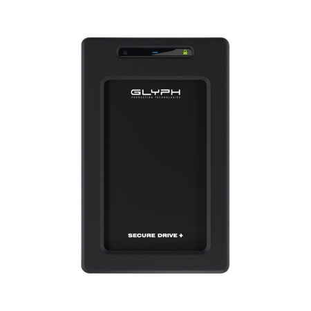 Glyph Technologies SecureDrive+ 2TB USB 3.2 Gen 1 Encrypted External Hard Drive with Bluetooth