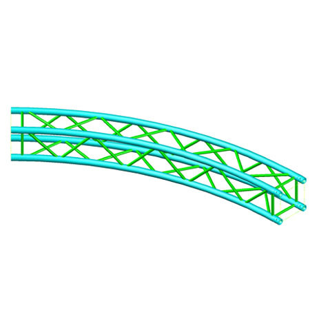 Global Truss 16.40' (5.0m) Square Circular Segment