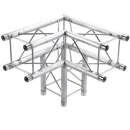 Global Truss 1.64' (0.5m) 3 Way 90 Deg Corner