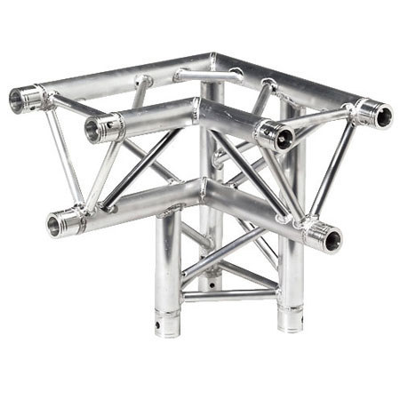 Global Truss 1.64' (0.5m) 3 Way 90 Degree Right Corner, Apex Down