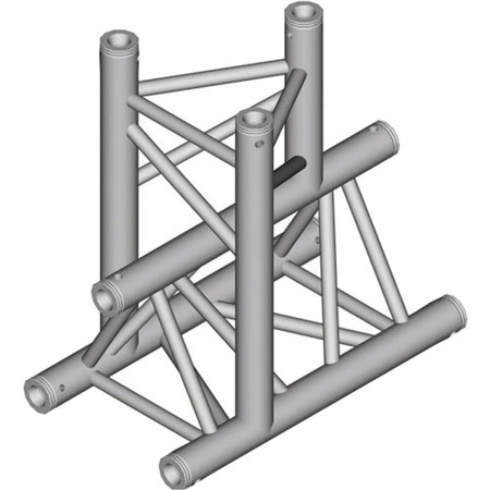 Global Truss 1.64' (0.5m) 3 Way Vertical T-Junction with Apex Down