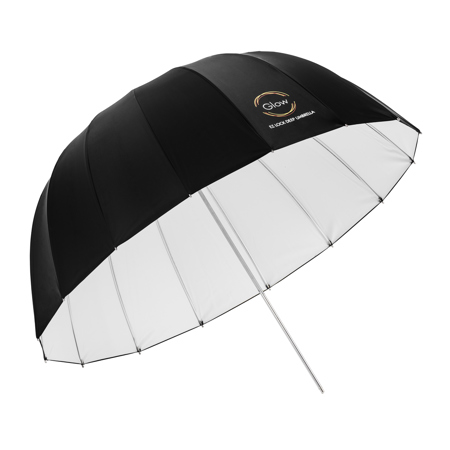 Glow Easy Lock Medium Deep White Fiberglass Umbrella (33")