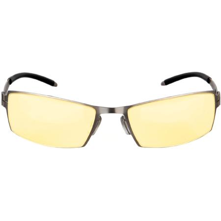 GUNNAR Optiks Sheadog Gaming & Computer Glasses, Mercury Frame, Amber Tint Lens
