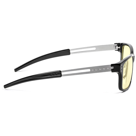 GUNNAR Optiks Havok Gaming and Computer Glasses, Onyx Frame, Amber Tint Lens
