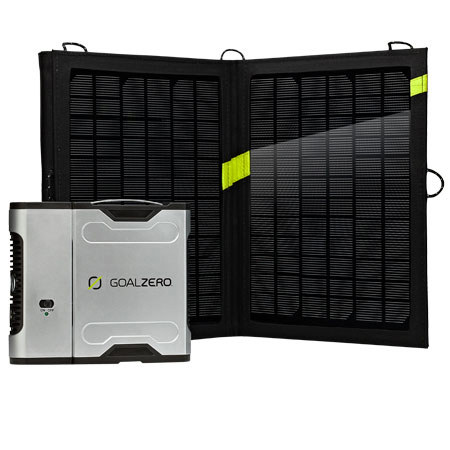 Goal Zero Sherpa 50 Solar Recharging Kit, 110V Inverter