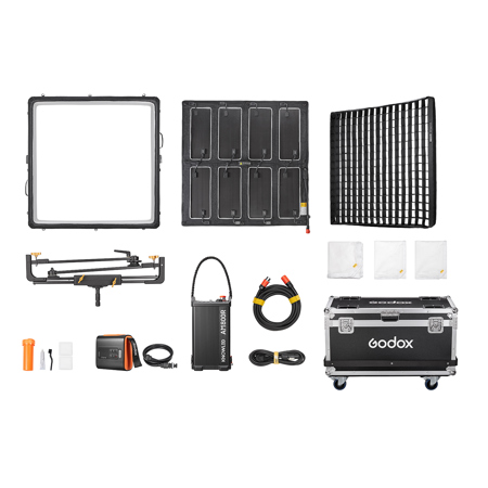 Godox KNOWLED AM800R 4x4' 800W Full-Color LED Inflatable Mat Light Kit w/Case