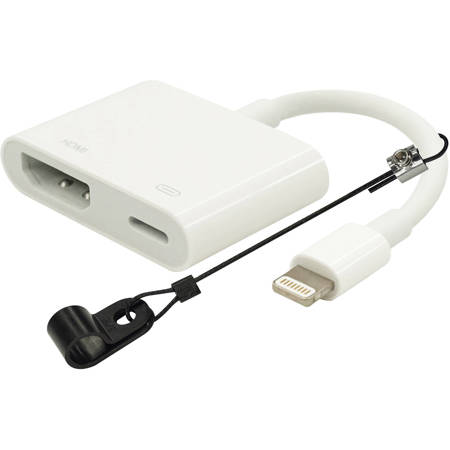 The Dongler Apple Lightning Male to HDMI Pigtail Dongle, White
