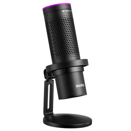 Godox EM68G RGB Cardioid Condenser USB Microphone for Android/IOS
