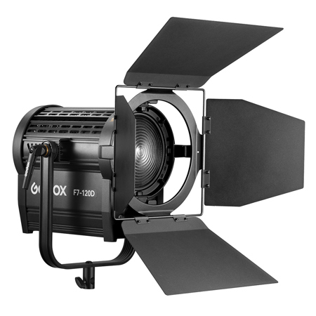 Godox F7-120 120W Daylight Fresnel Light, Stand Mount