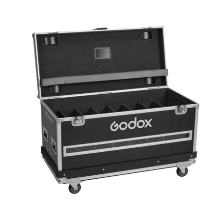 Godox 8-Light P600Bi Hard-Color LED Heavy-Duty Truck Pack Utility Flight Case