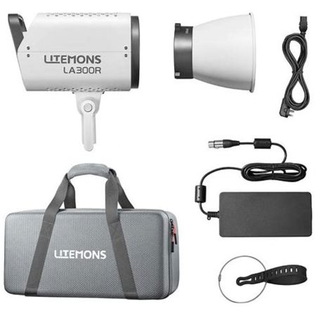 GODOX LA300R Kit Luce LED Full Color Con Borsa Da Trasporto – Controllo APP E DMX, Temperatura Da 1800K A 10000K