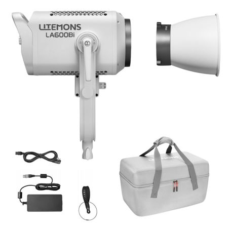 Godox Litemons LA600BI Bi-color LED Video Light Kit With Carry Bag (White)