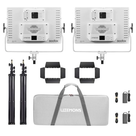 Godox Litemons LP1200Bi 120W Bi-Color LED 2-Light Panel Kit