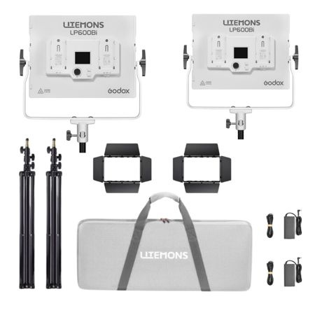 Godox Litemons LP600Bi 60W Bi-Color LED 2-Light Panel Kit