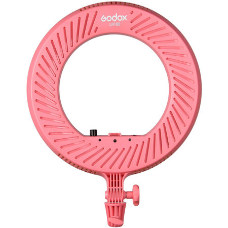 Godox LR180 Daylight Ringlight (Pink) LR180P Adorama