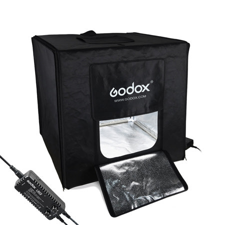 Godox Mini LED Photography Studio Shooting Tent 60x60x60cm LSD60 2PCS LED lamp band Power 40W 12000~14000 Lumen with Carry Bag
