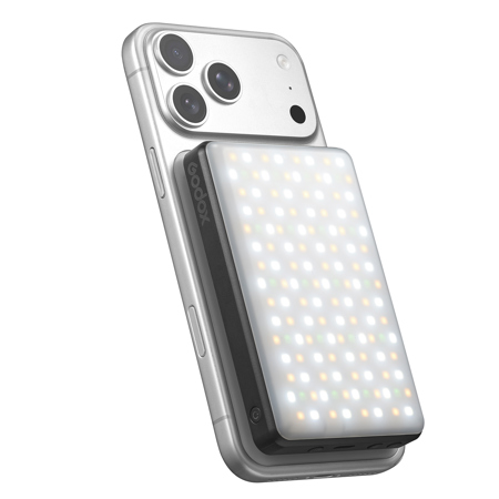 Godox MA5R Plus RGB LED Light and Magnetic Charging Power Bank Black