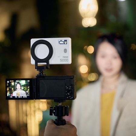 Godox MA5R RGB LED Light and Power Bank (White) MA5R WHITE - Adorama