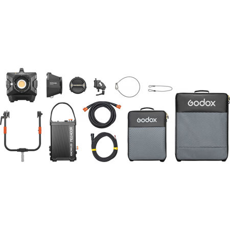 Godox KNOWLED MG2400R RGB LED Video Light with Soft Cases