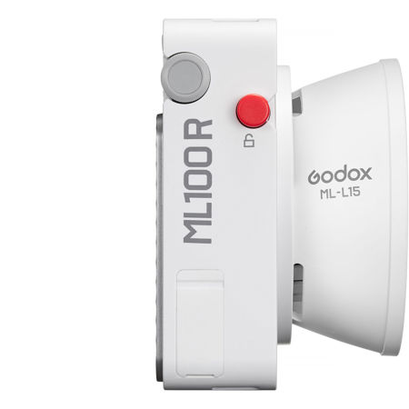 Luz led GODOX ML100R Kit 2 - Color RGB - Incluye adaptador de corriente y soporte para baterías