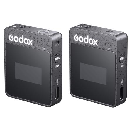 Godox MoveLink II M1 2.4GHz Wireless Microphone System, Black