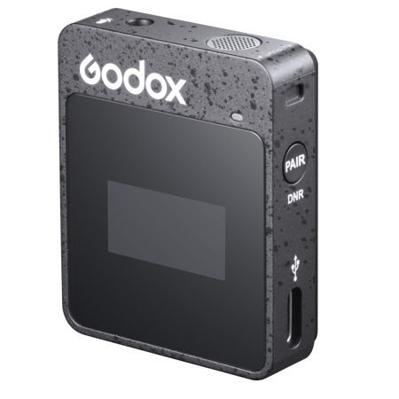 Godox MoveLink II 2.4GHz Clip-On Wireless Microphone Transmitter, Black