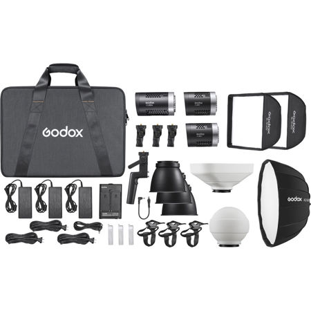 Godox ML60Bi ML30Bi LED Video 3-Light Kit