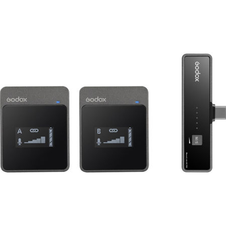 Godox MoveLink UC2 Compact 2-Person Digital Wireless Microphone System (Type-C)