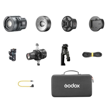Godox RS60R RGB LED Monolight with Projection Attachment Kit