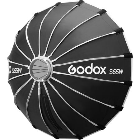 Godox Bowens Mount Quick Release Umbrella Softbox (Black/White, 25.6")