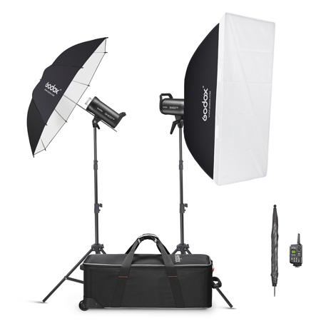 Godox SK400III-V Studio Flash Monolight (2 Light Kit)