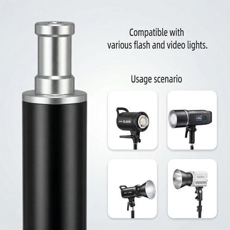 Godox SN303 9.2' 3-Section Aluminum Spring Cushioned Studio Light