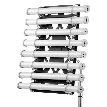 Godox TP-B8 8-Light Bracket for TP Series LED Pixel Tube Lights, Black/Silver
