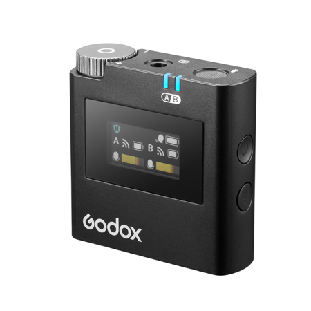 GODOX WEC Kit2 Wireless Lavalier Microphone, Noise Cancellation Lapel
