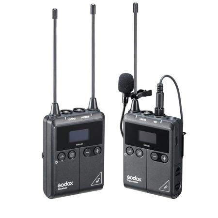 Godox WMicS1 UFH Wireless Microphone System 1 with Omni Lavalier Mic