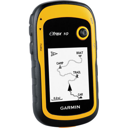 Garmin eTrex 10 Handheld GPS Unit, Yellow/Black