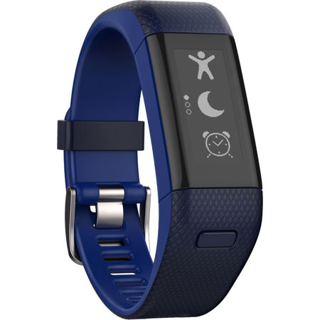 Garmin vivosmart HR+ Activity Tracker, Regular, Midnight Blue/Bolt Blue