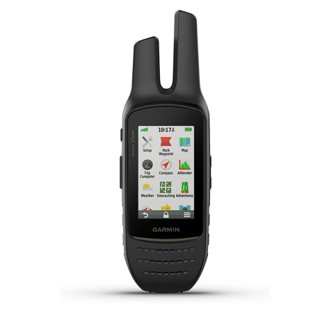 Garmin Rino 750t 2-Way Radio/GPS Touchscreen Handheld Navigator with Sensors and TOPO Mapping