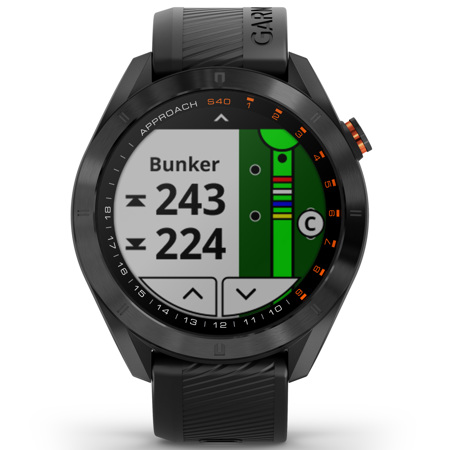 Garmin Approach S40 Stylish GPS Golf Watch, Black